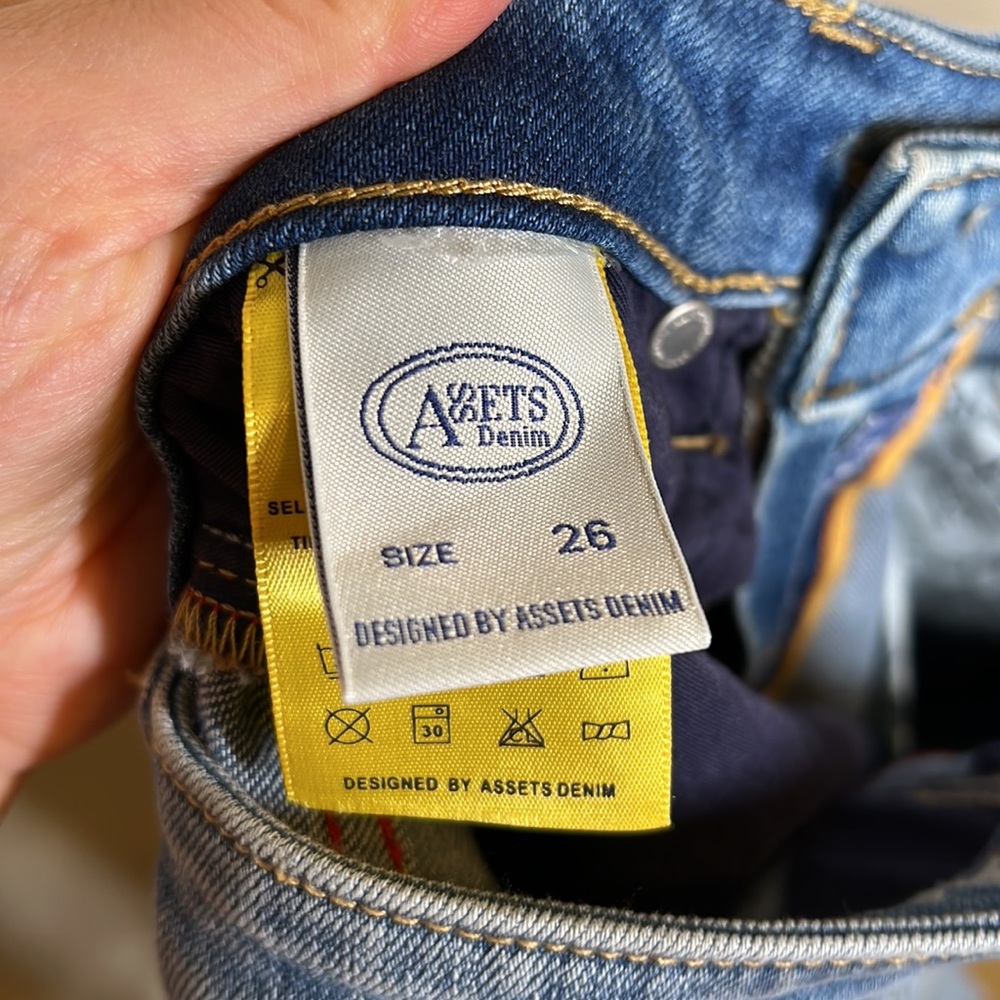 Assets Denim Light Blue Distressed Skinny Jean - Picture 16 of 16